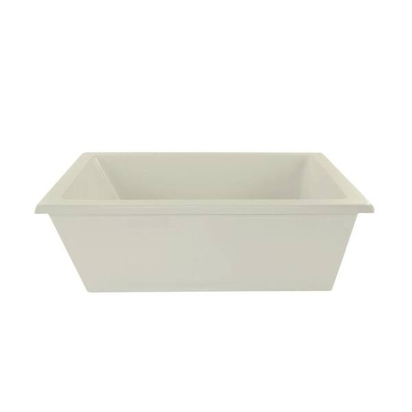 Hydro Systems Annapolis 5.5 ft. Reversible Drain Freestanding Bathtub in Biscuit