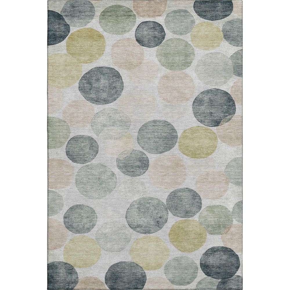Mayfield Premium Machine Washable Abstract AMF1898 Gray 3 ft. x 5 ft. Area Rug price history on PriceWatchPro