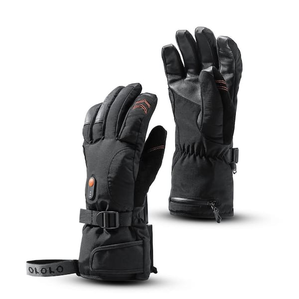 ORORO Large Rechargeable Heated Gloves for Men and Women, Lithium-ion Batteries and Charger Included