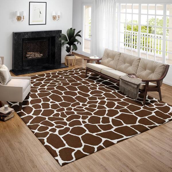 Addison Rugs - Safari Brown 8 ft. x 10 ft. Indoor/Outdoor Washable Indoor/Outdoor Washable Rug