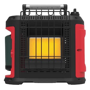 Grab N Go 10,000 BTU Portable Radiant Propane Gas Recreational Heater in Red