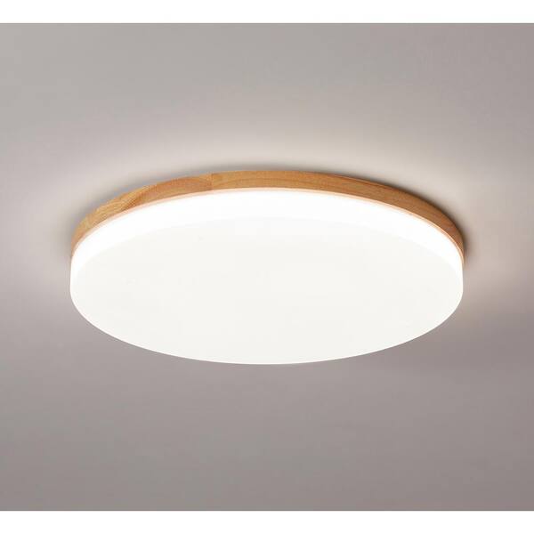 light simple circle led flush mount