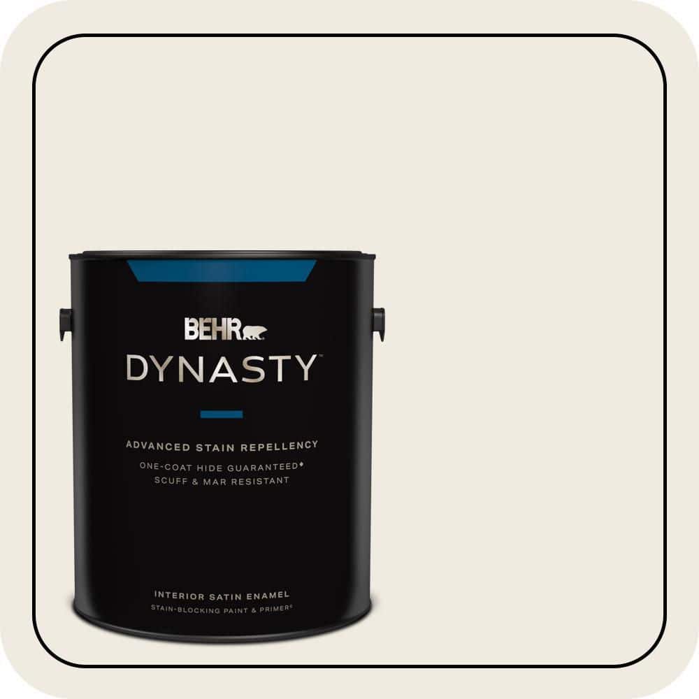 1 gal. #PWN-51 Villa White Satin Enamel Interior Stain-Blocking Paint and Primer price history on PriceWatchPro