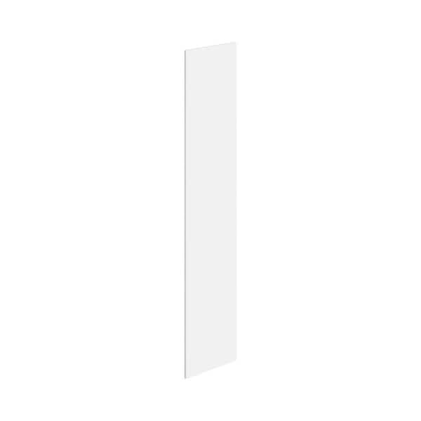 J COLLECTION Timberline 24 in. W x 96 in. H Pantry Cabinet End Panel in Bright White