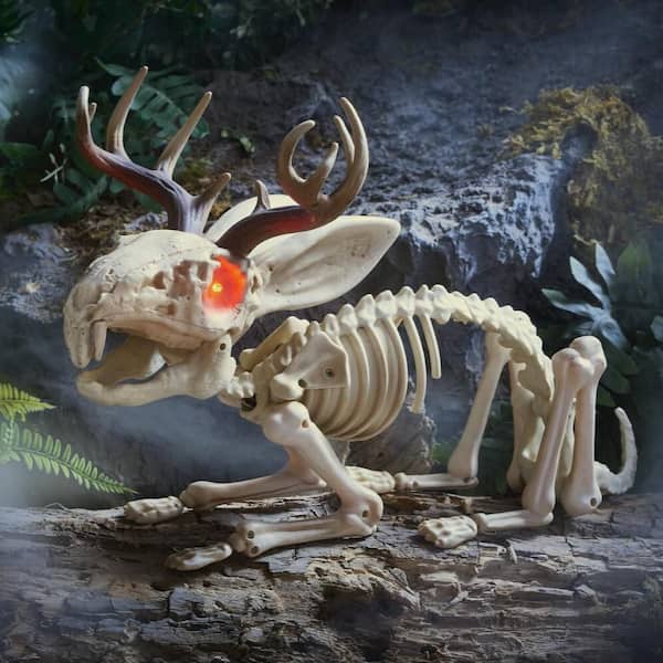 LED Skeleton Jack-a-Lope