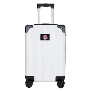 Toronto FC 21 in. Exec 2-Toned Carry on Spinner Luggage- White