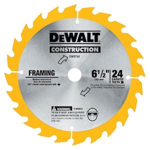 6-1/2 in. 24-Tooth Carbide Blade for Framing