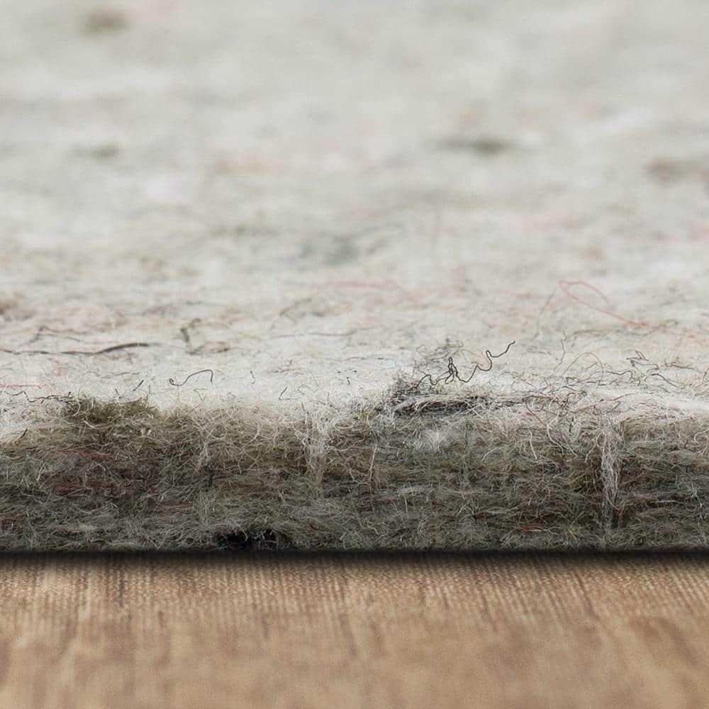 Gray Felt and Latex 18" x 12" Rug Pad