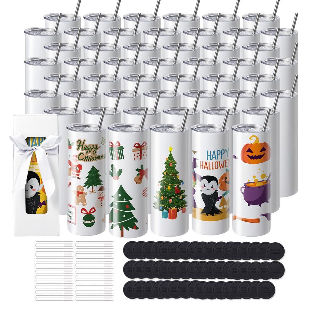 50-Pack Sublimation Tumblers 20 oz. Skinny Straight, Stainless Steel Sublimation Tumblers Blank price history on PriceWatchPro