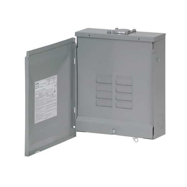 Eaton BR 125 Amp 6-Space 12-Circuit Outdoor Main Lug Loadcenter with Cover