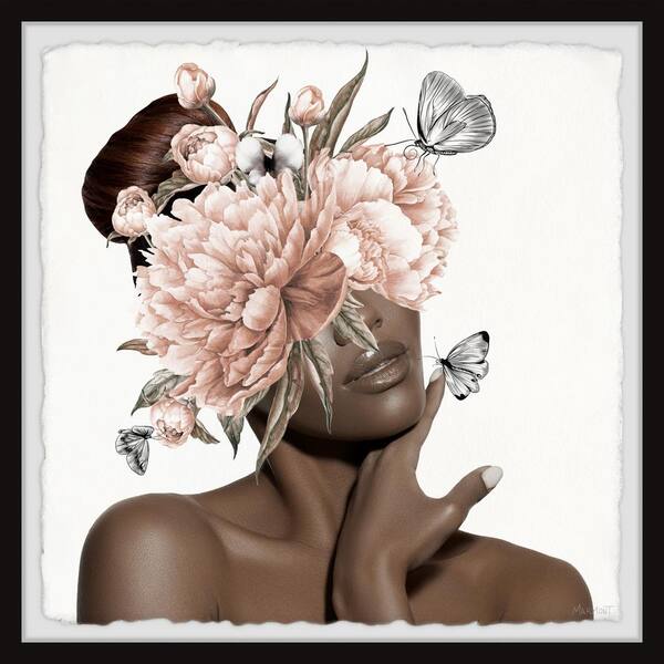 Unbranded "Silence of a Woman" by Marmont Hill Framed People Art Print 32 in. x 32 in.
