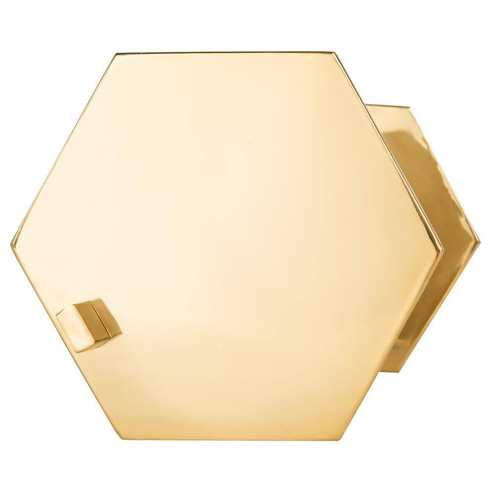 Aurea Gold Hexagonal Metal C-Table