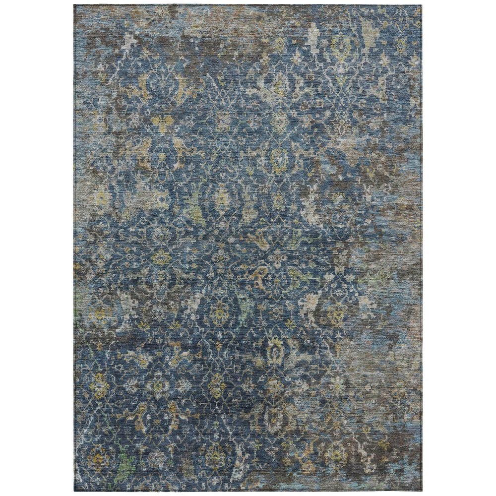 Chantille Machine Washable Indoor/Outdoor Abstract ACN2359 Navy 10 ft. x 14 ft. Area Rug price history on PriceWatchPro