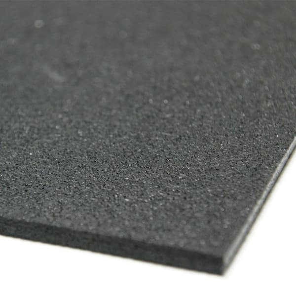 Rubber-Cal Diamond-Grip 4 ft. x 20 ft. Black Commercial PVC Flooring  03-166-2MM-BK-20 - The Home Depot