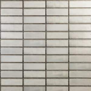 Piston Industrial White 4 in. x 12 in. 7mm Matte Ceramic Subway Wall Tile (34-piece 10.97 sq. ft. / box)