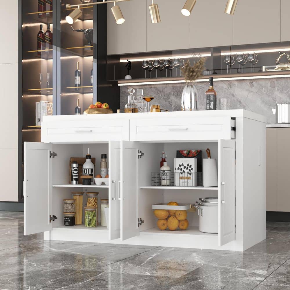 white-homsee-sideboards-buffet