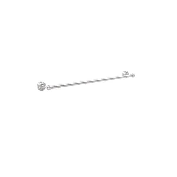 Allied Brass Dottingham Collection 30 in. Back to Back Shower Door Towel Bar in Polished Chrome