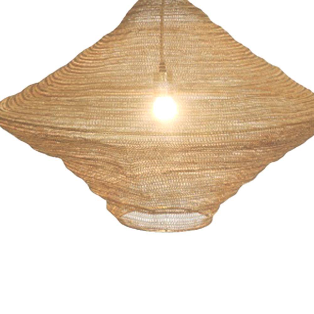 Gold Iron Mini Pendant Light with Adjustable Chain