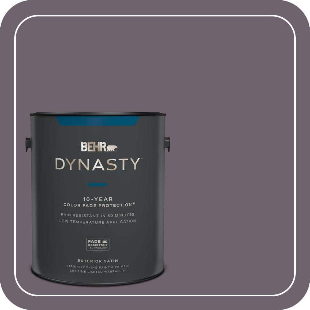 1 gal. #670F-6 Vintage Grape Satin Enamel Exterior Stain-Blocking Paint & Primer product image for price tracking