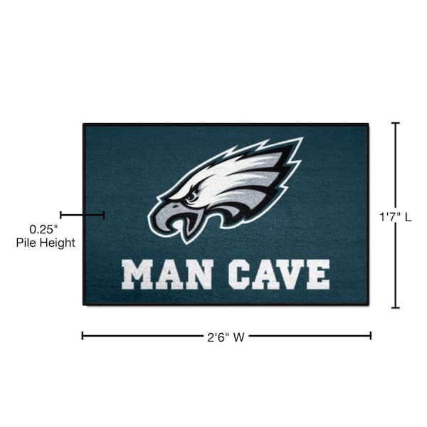 FANMATS Green 2 ft. 3 in. Round Philadelphia Eagles Vintage Area Rug 32656  - The Home Depot