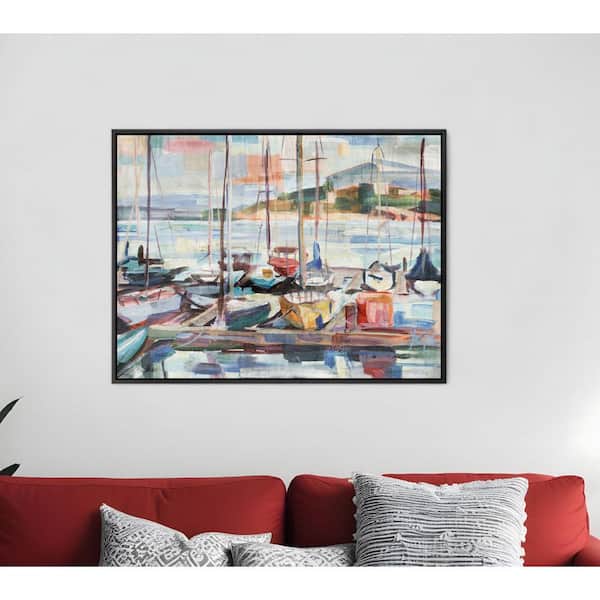1 Piece Floater Frame Graphic Print Nautical & Beach 37.00 in. x 49.00 in.