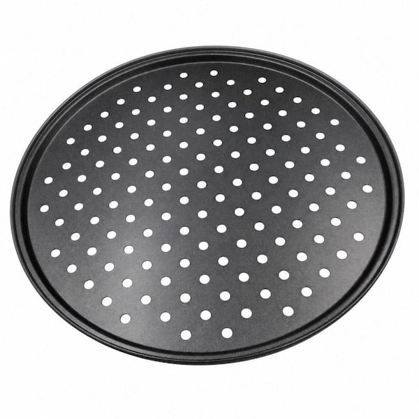 12 in. Nonstick Pizza Pans, Carbon Steel Pizza Pan with Holes, Pizza Baking Pan for Oven Baking Supplies, for Kitchen