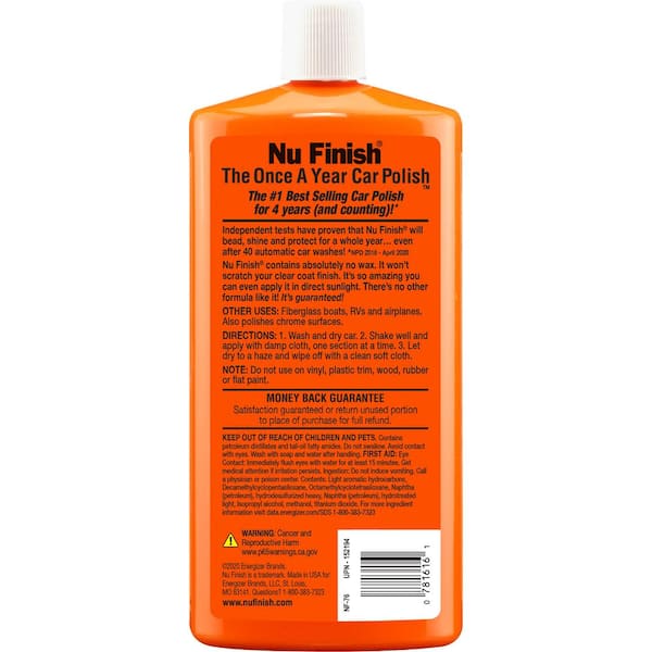 Nu Finish on Instagram: Both the liquid and soft paste variations of The  Once A Year Car Polish have been bestowed the coveted #1 rating by a  premier U.S. consumer testing magazine.