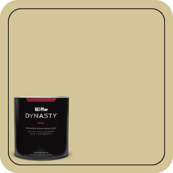 BEHR DYNASTY 1 qt. #M310-4 Almondine Matte Interior Stain-Blocking ...