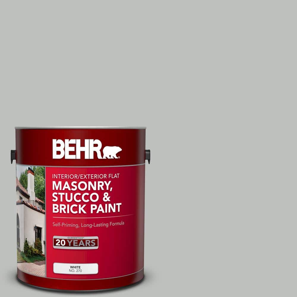 1 gal. #SC-365 Cape Cod Gray Flat Masonry, Stucco and Brick Interior/Exteri