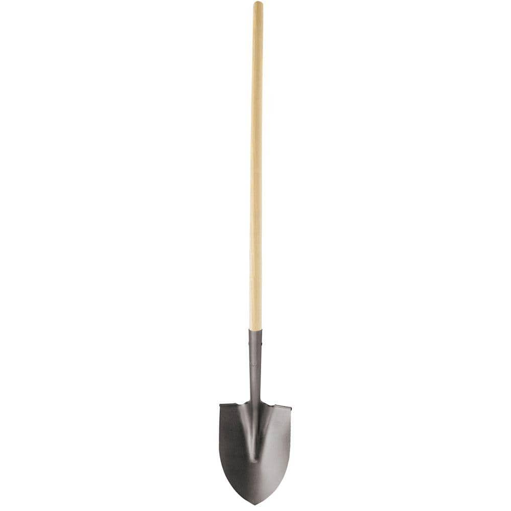 Shovels Eagle 46 in. Long Handle Steel Round Point Shovel-1554300 - The Home Depot