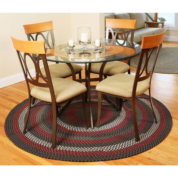 Rhody Rug Milan Natural 8 Ft X Round Indoor Outdoor Braided Area Mi54r096x096 The Home Depot Rhody Rug Milan Natural 8 Ft X, Rug For Round Dining Table
