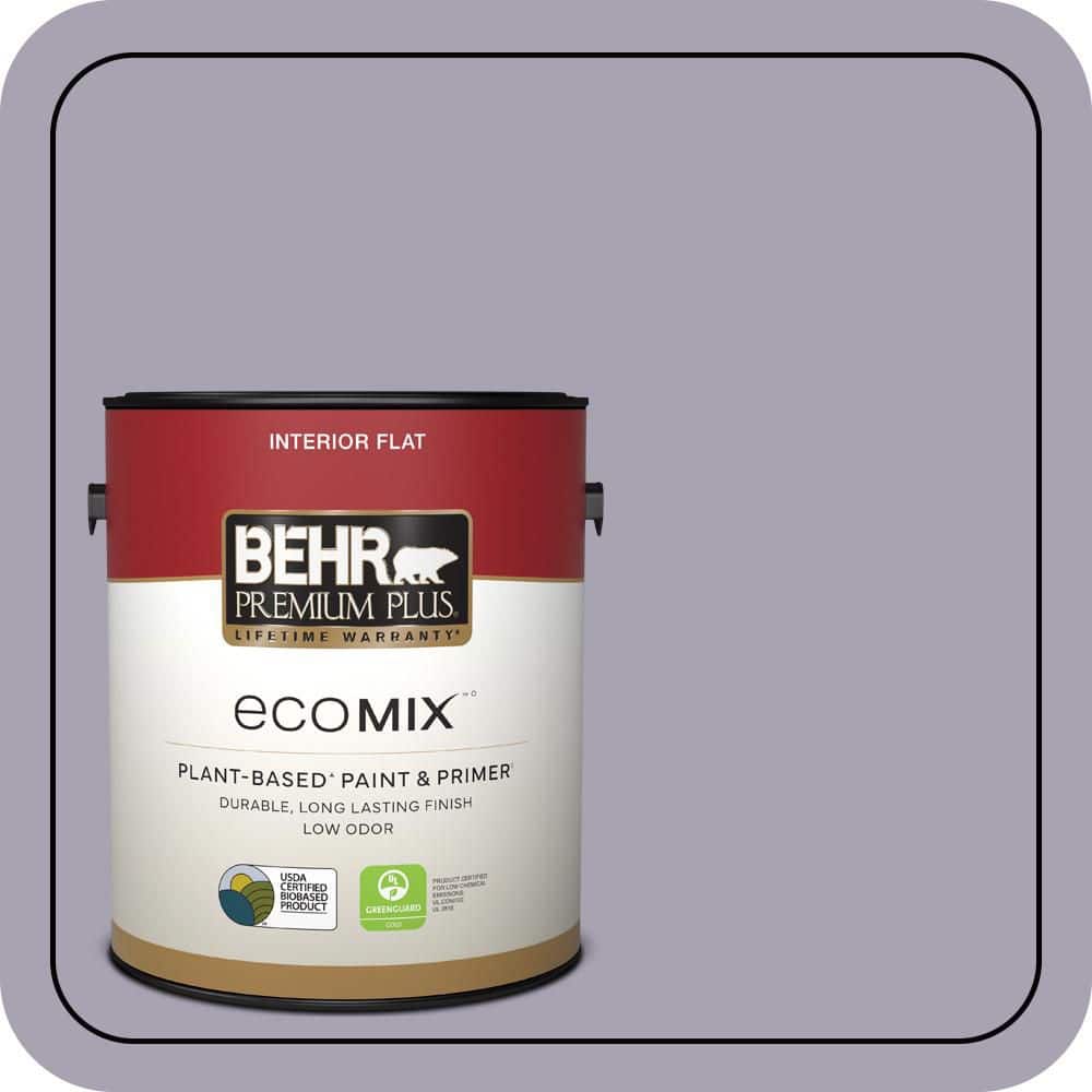 1 gal. #N560-3 Luxe Lilac Flat EcoMix Plant-Based Interior Paint & Primer price history on PriceWatchPro