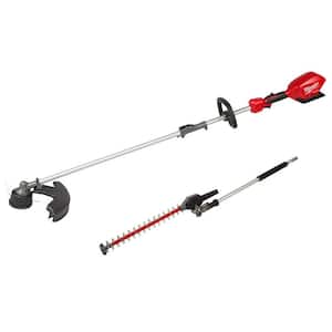 M18 FUEL 18V Lithium-Ion Brushless Cordless QUIK-LOK String Trimmer with Hedge Trimmer Attachment (2-Tool)