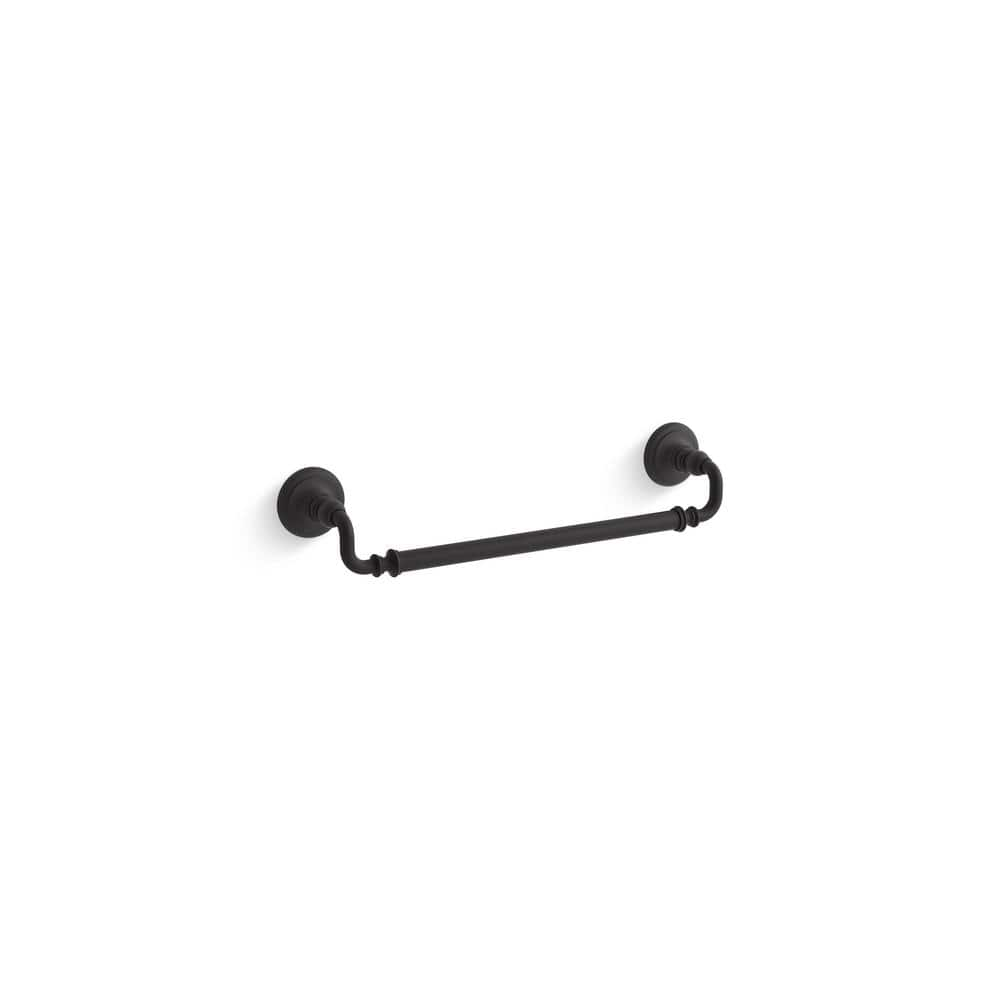 KOHLER Artifacts 18 In. Towel Bar In Matte Black 72567-BL - The Home Depot