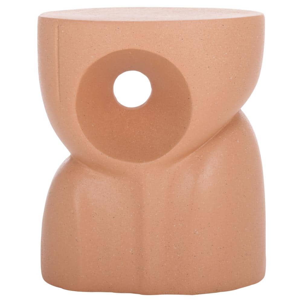 Abbi 17.72 in. Terracotta Round Concrete End Table price history on PriceWatchPro