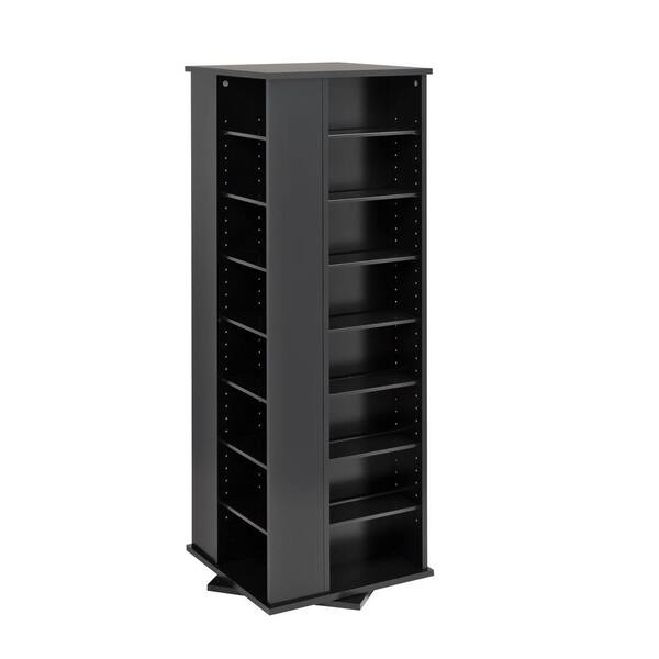 Prepac Black Media Storage