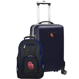 Oklahoma Sooners Deluxe 2-Piece Backpack and Carry on Set