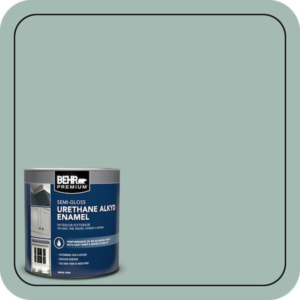 1 qt. #S430-3 Garden Twilight Semi-Gloss Enamel Urethane Alkyd Interior/Exterior Paint