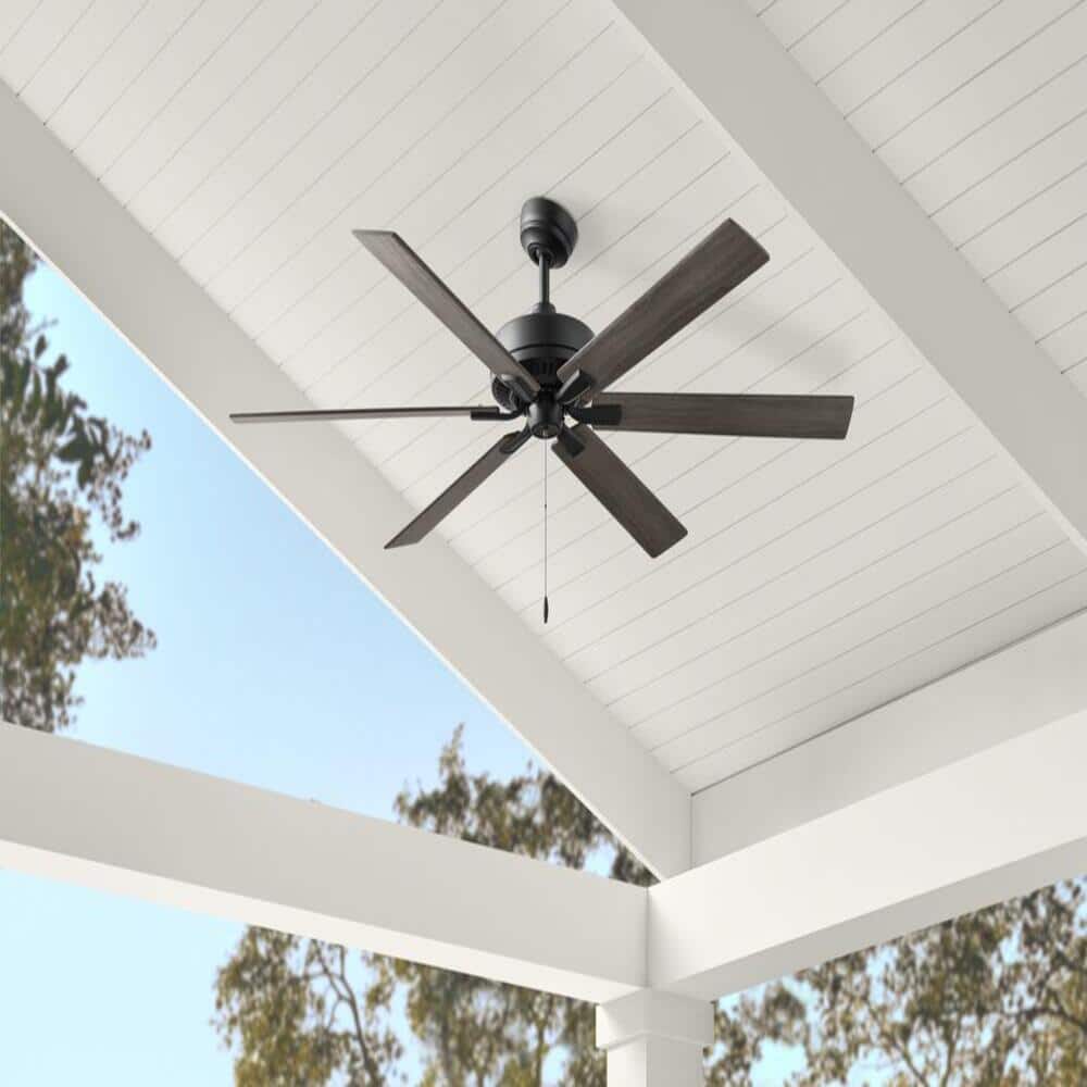 Hampton Bay Dalton 60 in. Indoor/Covered Outdoor DC Motor Matte