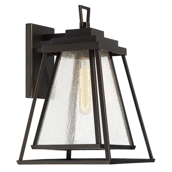 Minka Lavery Sleepy Hollow 1-Light Outdoor Dakota Bronze Large Sconce Light