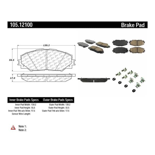 Centric Parts Disc Brake Pad Set