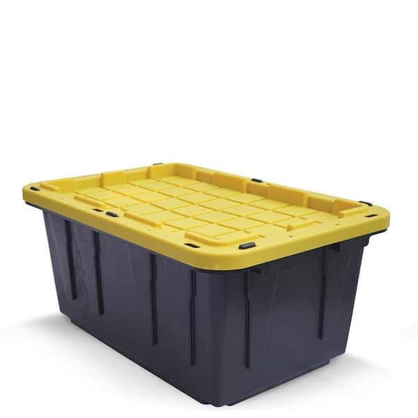 Large plastic Storage Box Container Bin with Lid and Wheels for Kids T –  Shopieclipse