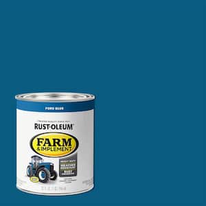 1 qt. Farm & Implement Ford Blue Gloss Enamel Paint (2-Pack)