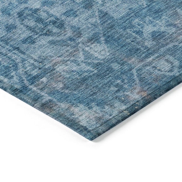 Chantille Machine Washable Indoor/Outdoor Abstract ACN1228 Blue 1 ft. 8 in. x 2 ft. 6 in. Area Rug