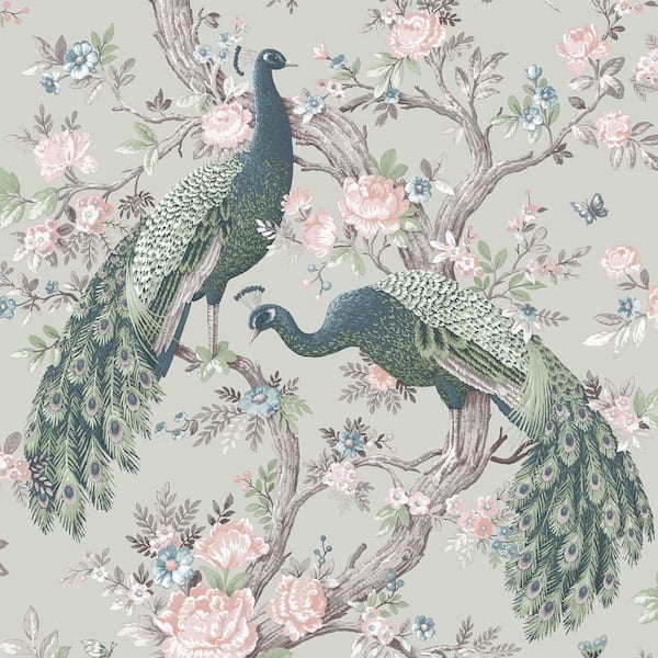 Laura Ashley Belvedere Sage Green Wallpaper