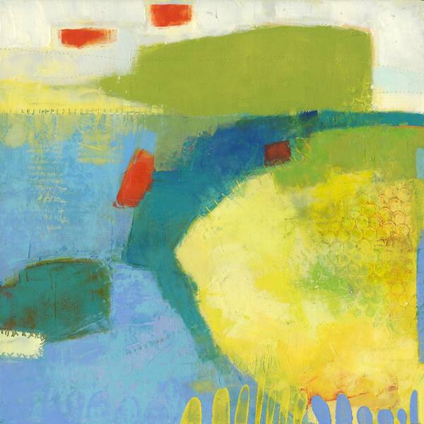 GIANT ART 72 in. x 72 in. "Keswick IV" by Sue Jachimiec Wall Art