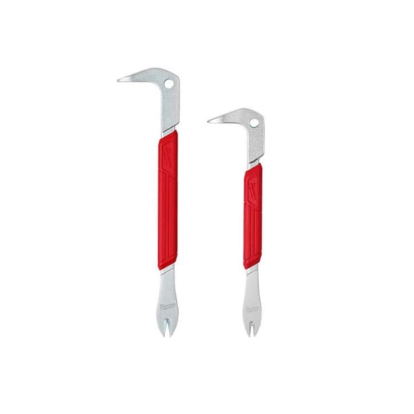 Milwaukee 12 in. Nail Puller with Dimpler and 9 in. Nail Puller with Dimpler (2-Piece)