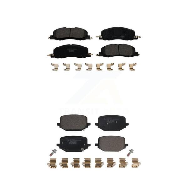thumbnail image 2 of Front Ceramic Brake Pad Set For 2007-2014 Ford Edge, Mazda CX-7/CX-9/CX-5 & Lincoln MKX - Low Dust, Quiet, Direct Fit (SCD1258) 2 of 4