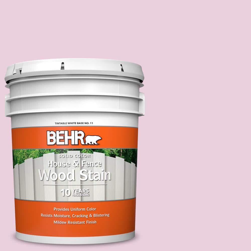 5 gal. #M130-2 Creamy Freesia Solid Color House and Fence Exterior Wood Sta