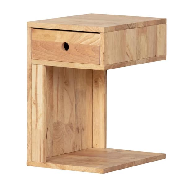 South Shore Kodali 15.75 in. Natural Wood Rectangle Wood Coffee Table